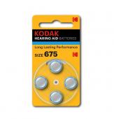 Батарейки для слуховых аппаратов ZA675 Kodak №4