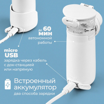 Ингалятор небулайзер меш Feellife Air Pro IX, портативный, беспроводной (9)