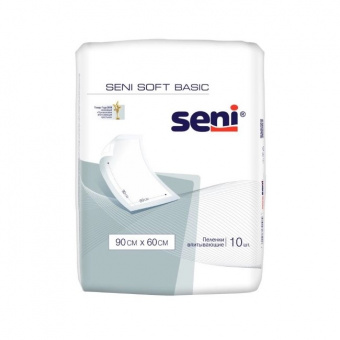 Пеленки гигиенические SENI SOFT BASIC 90*60 №10