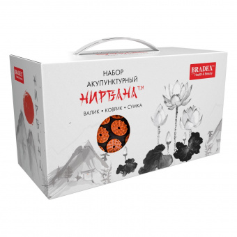 Набор акупунктурный НИРВАНА (подушка, коврик, сумка) (8)