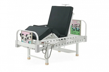 Кровать механическая MED-MOS детская DM-2540 (ABS) в комплекте с матрасом (Розовый)