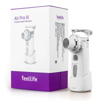 Ингалятор небулайзер меш Feellife Air Pro IX, портативный, беспроводной (3)