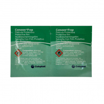 Защитная пленка Coloplast Conveen Prep, салфетка_0
